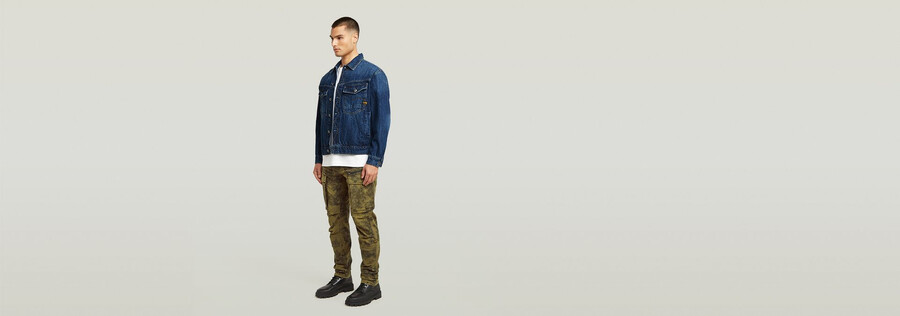 pantalon rovic zip 3d regular tapered