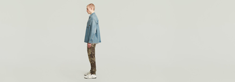 pantalon rovic zip 3d regular tapered