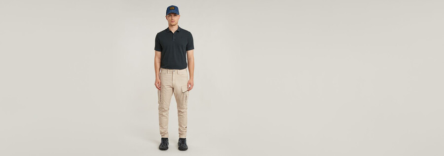 pantalon cargo skinny 3d à poche zippée 2.0