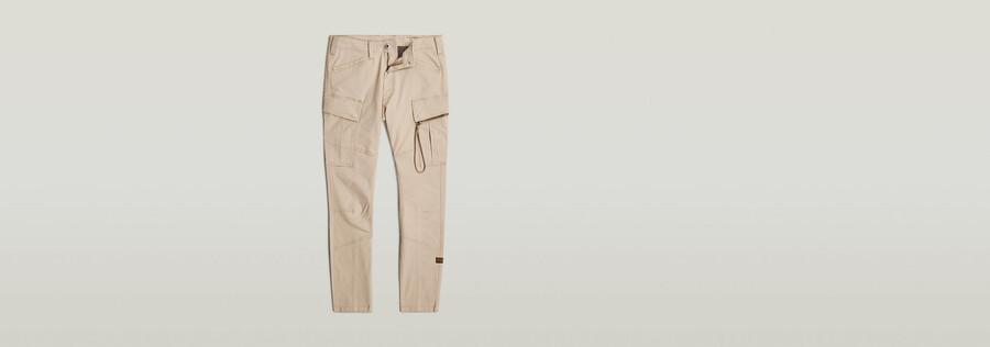 pantalon cargo skinny 3d à poche zippée 2.0