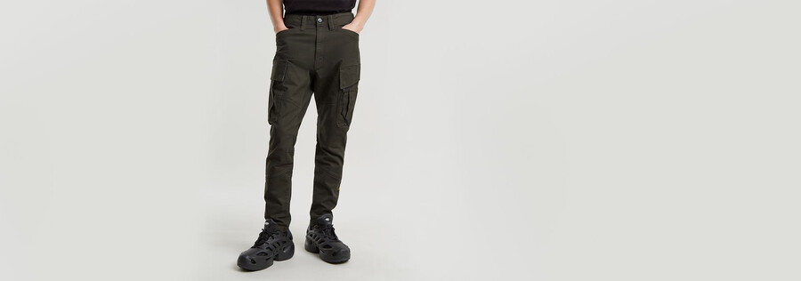 pantalon cargo skinny 3d à poche zippée 2.0