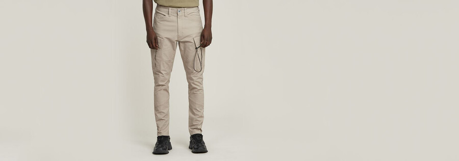 pantalon cargo skinny 3d à poche zippée 2.0