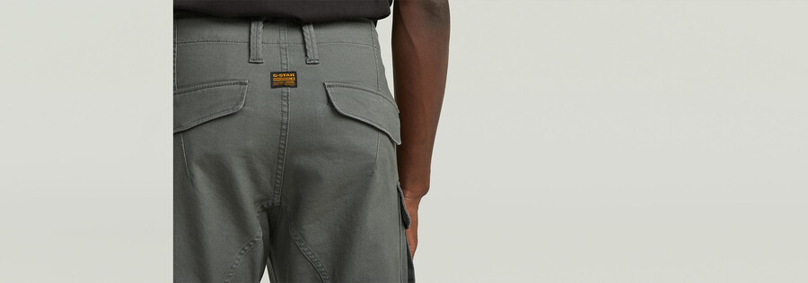 pantalon cargo skinny 3d à poches zippées