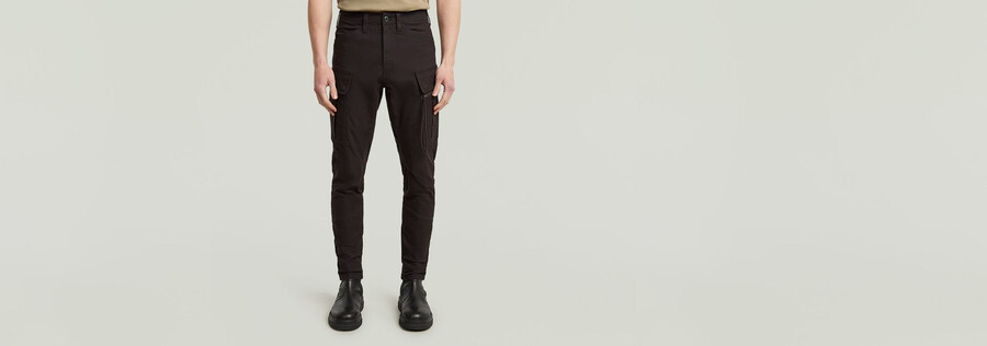 pantalon cargo skinny 3d à poche zippée 2.0