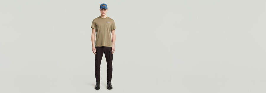 pantalon cargo skinny 3d à poche zippée 2.0