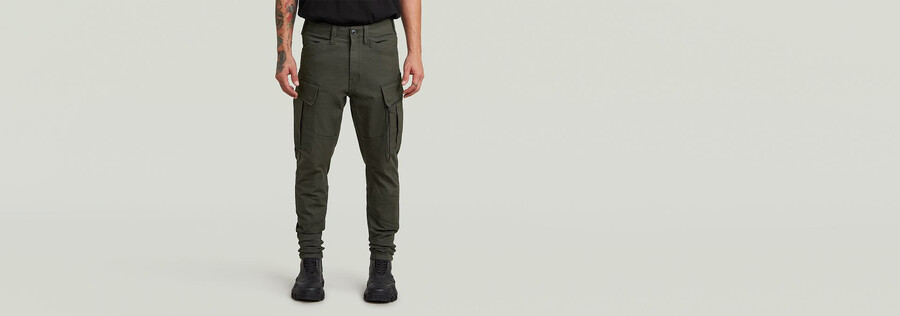 pantalon cargo skinny 3d à poche zippée 2.0