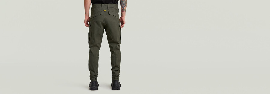 pantalon cargo skinny 3d à poche zippée 2.0