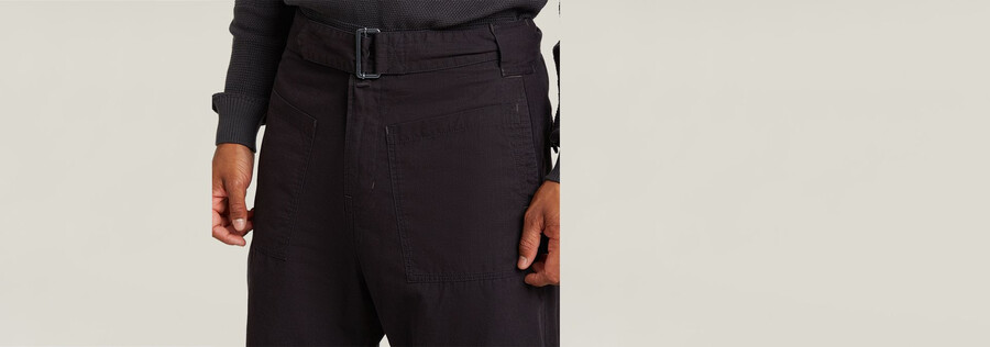 pantalon de fatigue décontracté et fuselé
