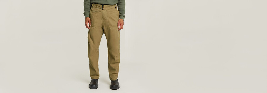 pantalon de fatigue décontracté et fuselé