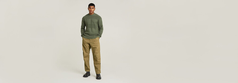 pantalon de fatigue décontracté et fuselé