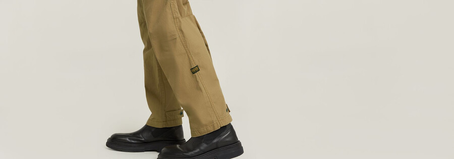 pantalon de fatigue décontracté et fuselé