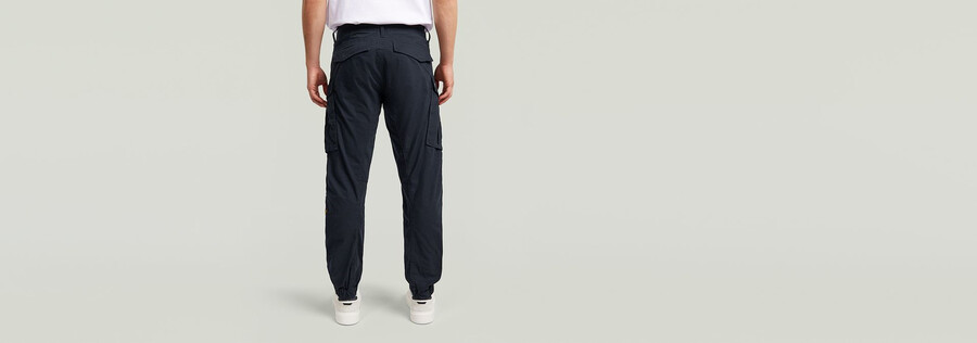 pantalon cargo 3d regular fuselé à revers