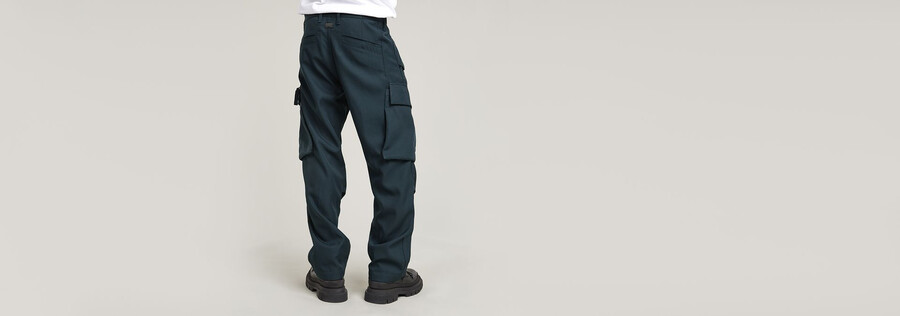 pantalon cargo droit r-3n