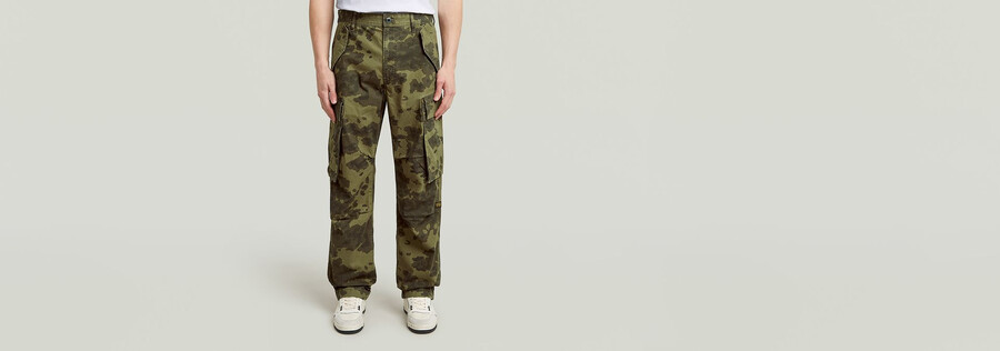 pantalon cargo droit r-3n