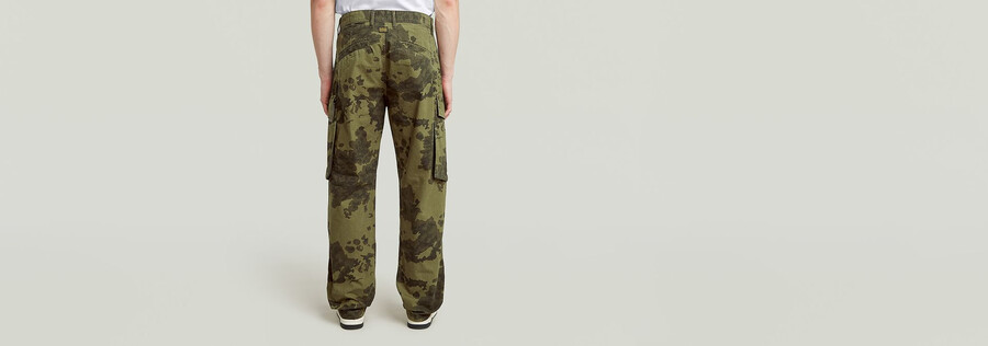 pantalon cargo droit r-3n