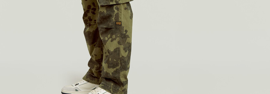 pantalon cargo droit r-3n