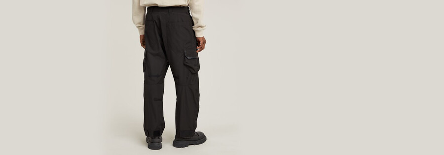 pantalon cargo 3d à genoux décontractés