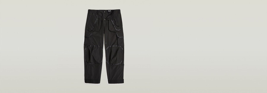 pantalon cargo 3d à genoux décontractés