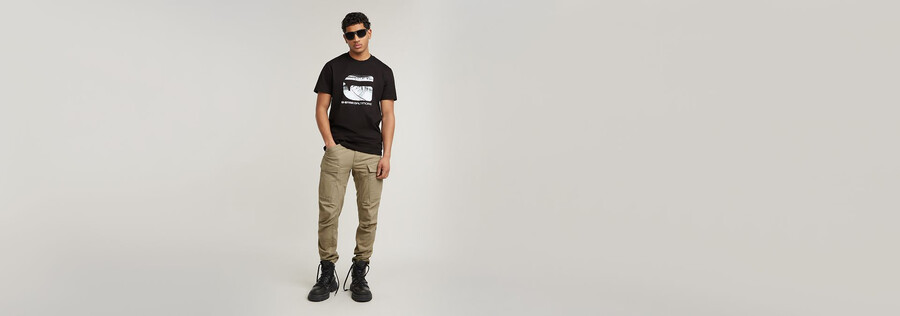 pantalon cargo 3d regular fused