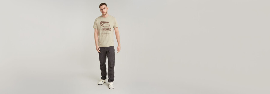pantalon cargo 3d regular fused