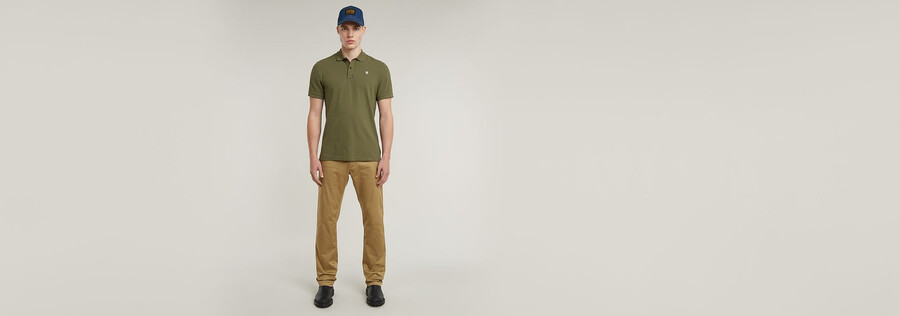 chino droit mosa