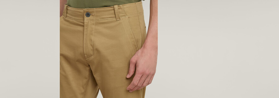 chino droit mosa