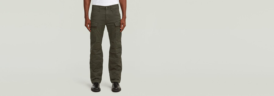pantalon cargo droit 3d