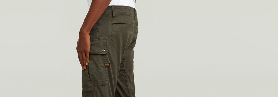 pantalon cargo droit 3d