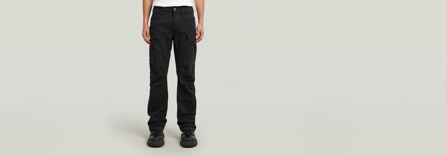pantalon cargo droit 3d