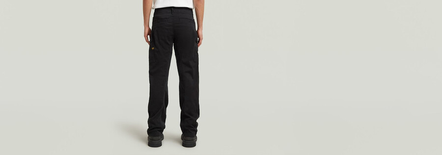 pantalon cargo droit 3d