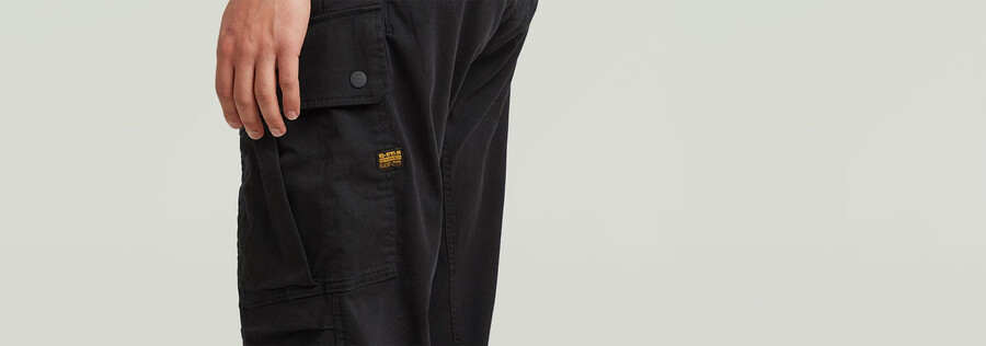 pantalon cargo droit 3d