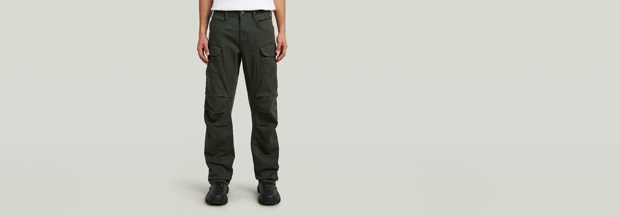 pantalon cargo droit 3d