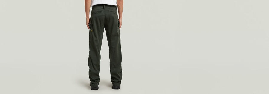pantalon cargo droit 3d