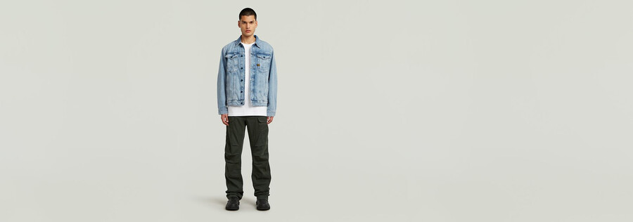 pantalon cargo droit 3d