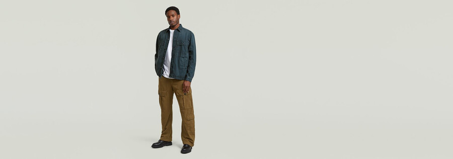 pantalon cargo ample bend 3d