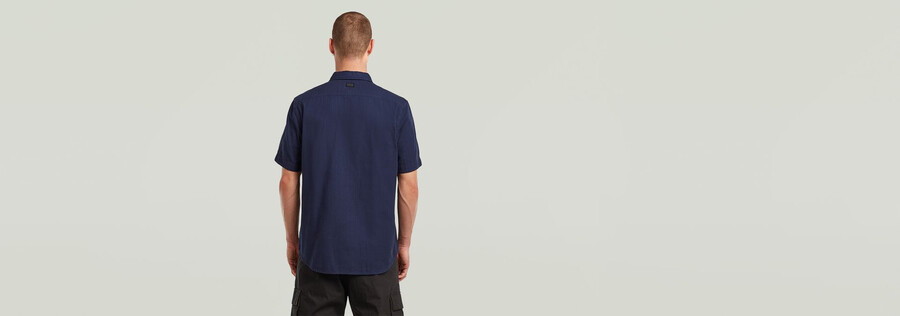 chemise marine slim