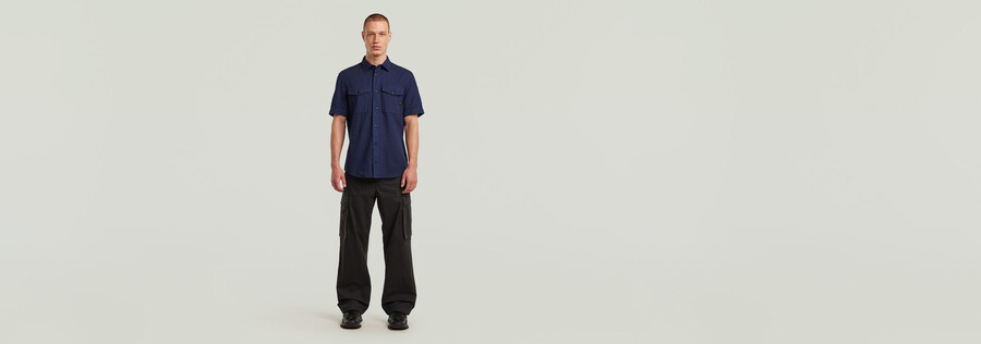chemise marine slim