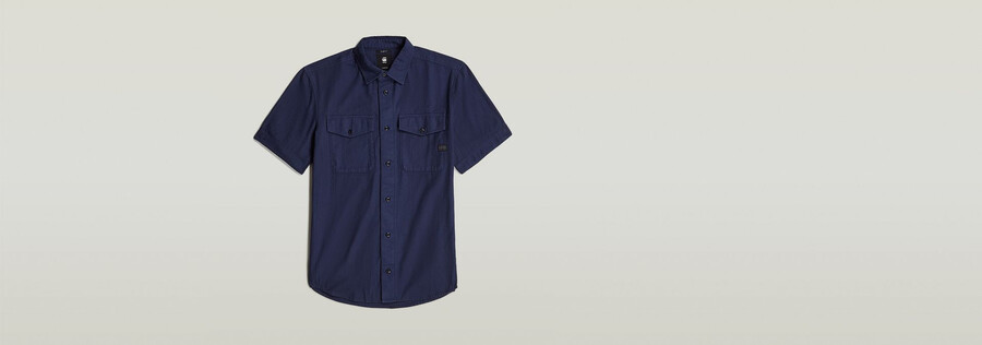 chemise marine slim