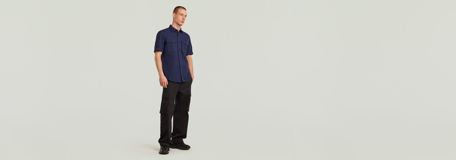 chemise marine slim