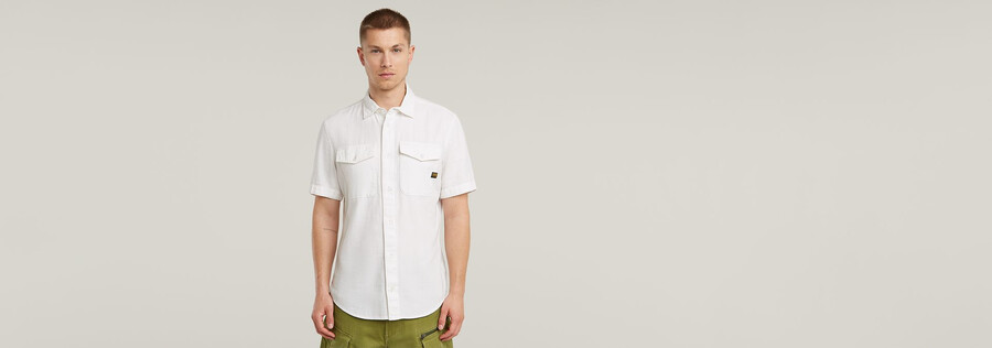 chemise marine slim