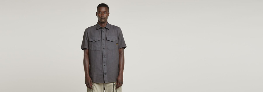 chemise marine slim