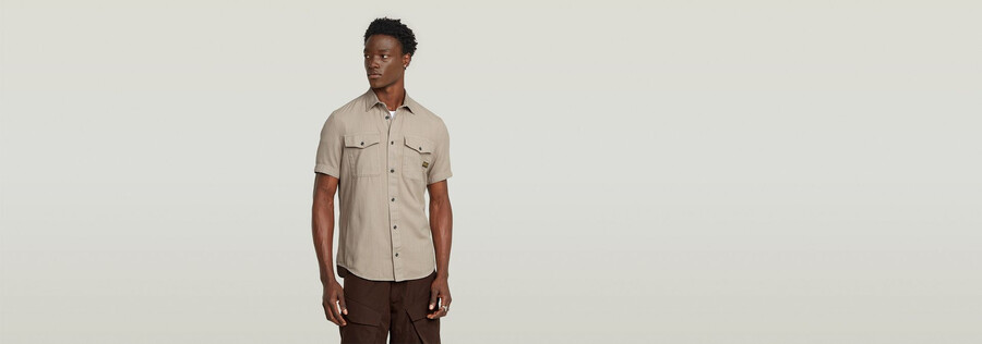 chemise marine slim