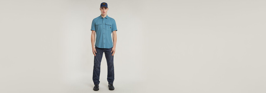 chemise marine slim