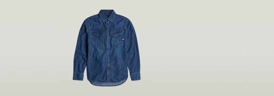 chemise en denim slim dakota