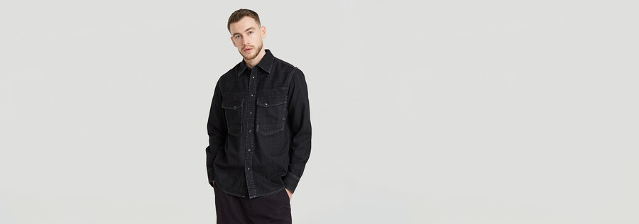 chemise en denim slim dakota