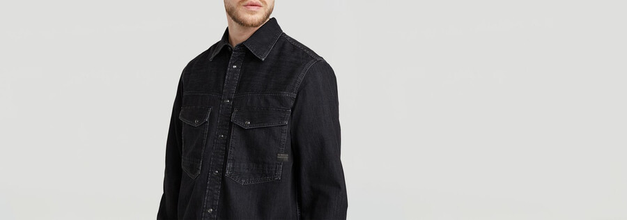 chemise en denim slim dakota