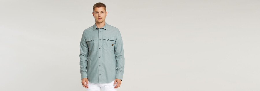 chemise marine slim