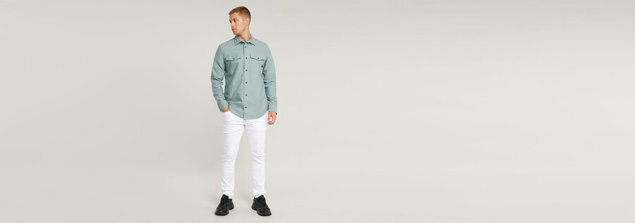 chemise marine slim