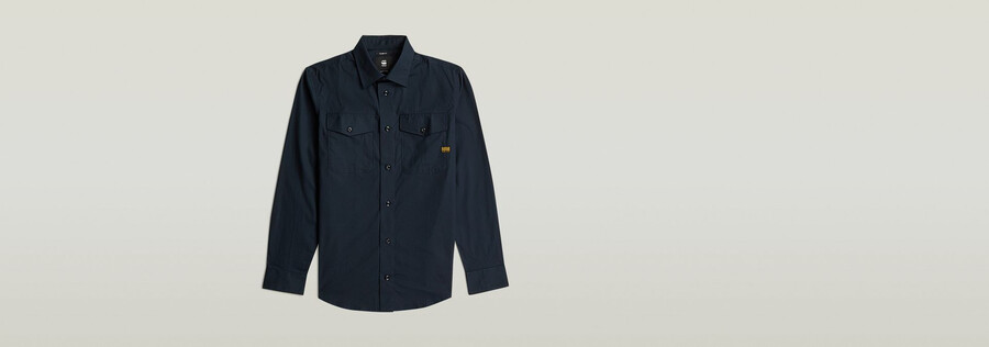 chemise marine slim