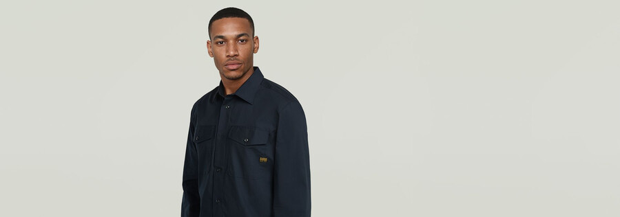 chemise marine slim